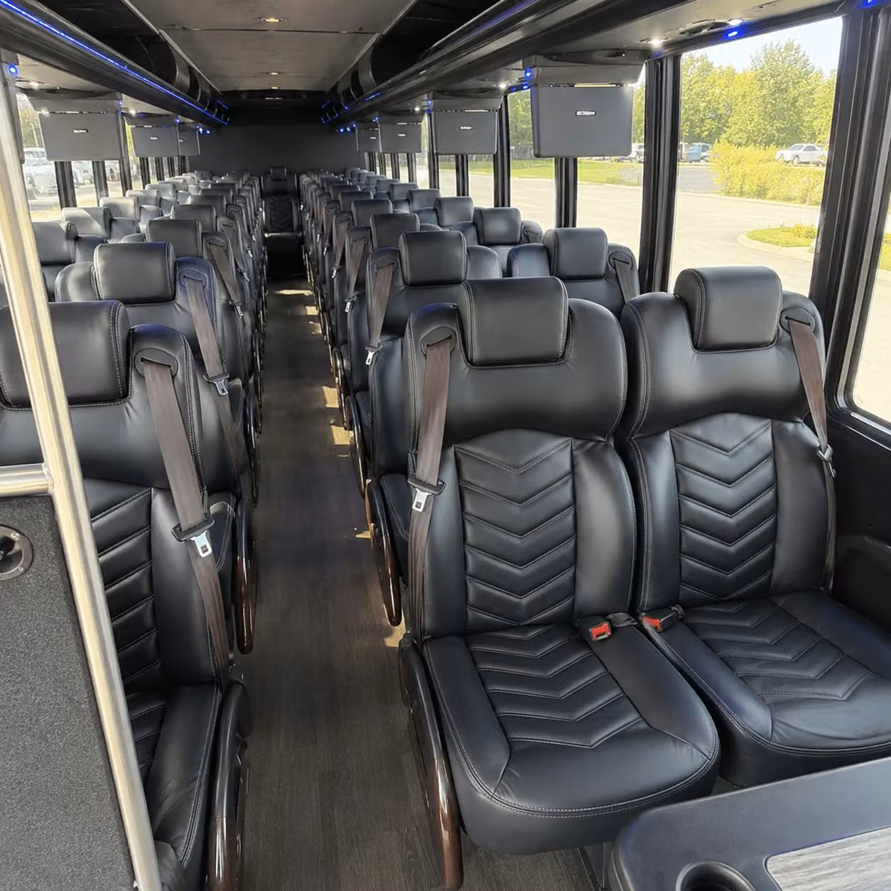 25 passenger minibus interior