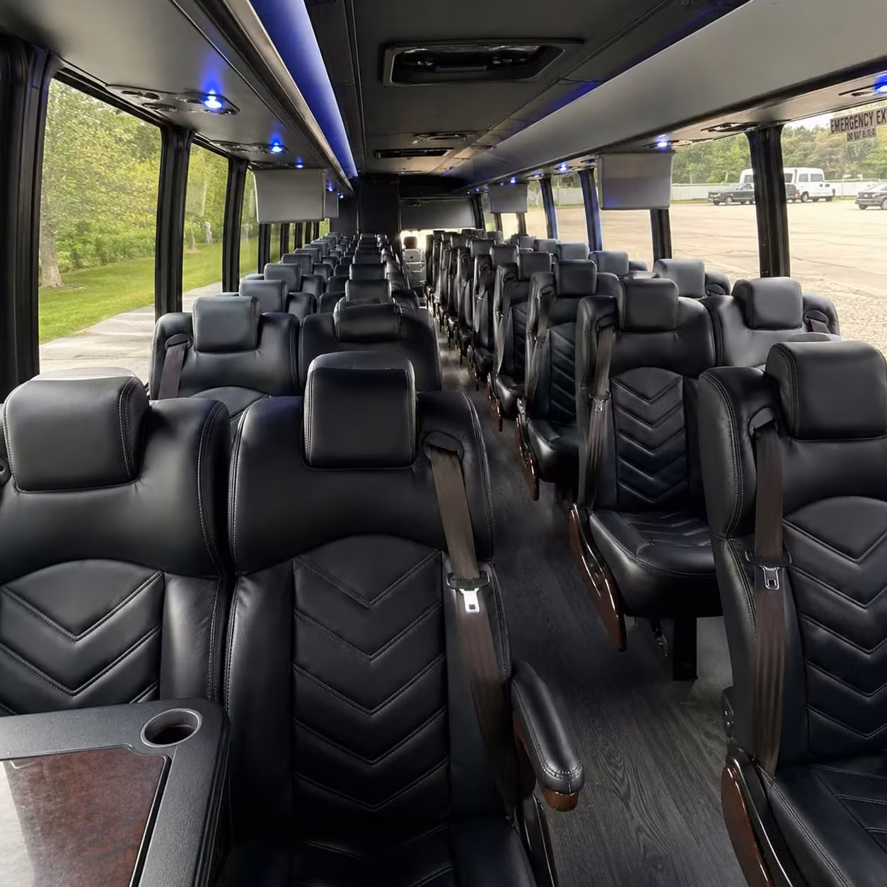 28 passenger minibus interior