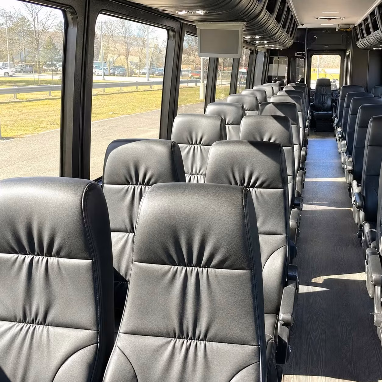 30 passenger minibus inside