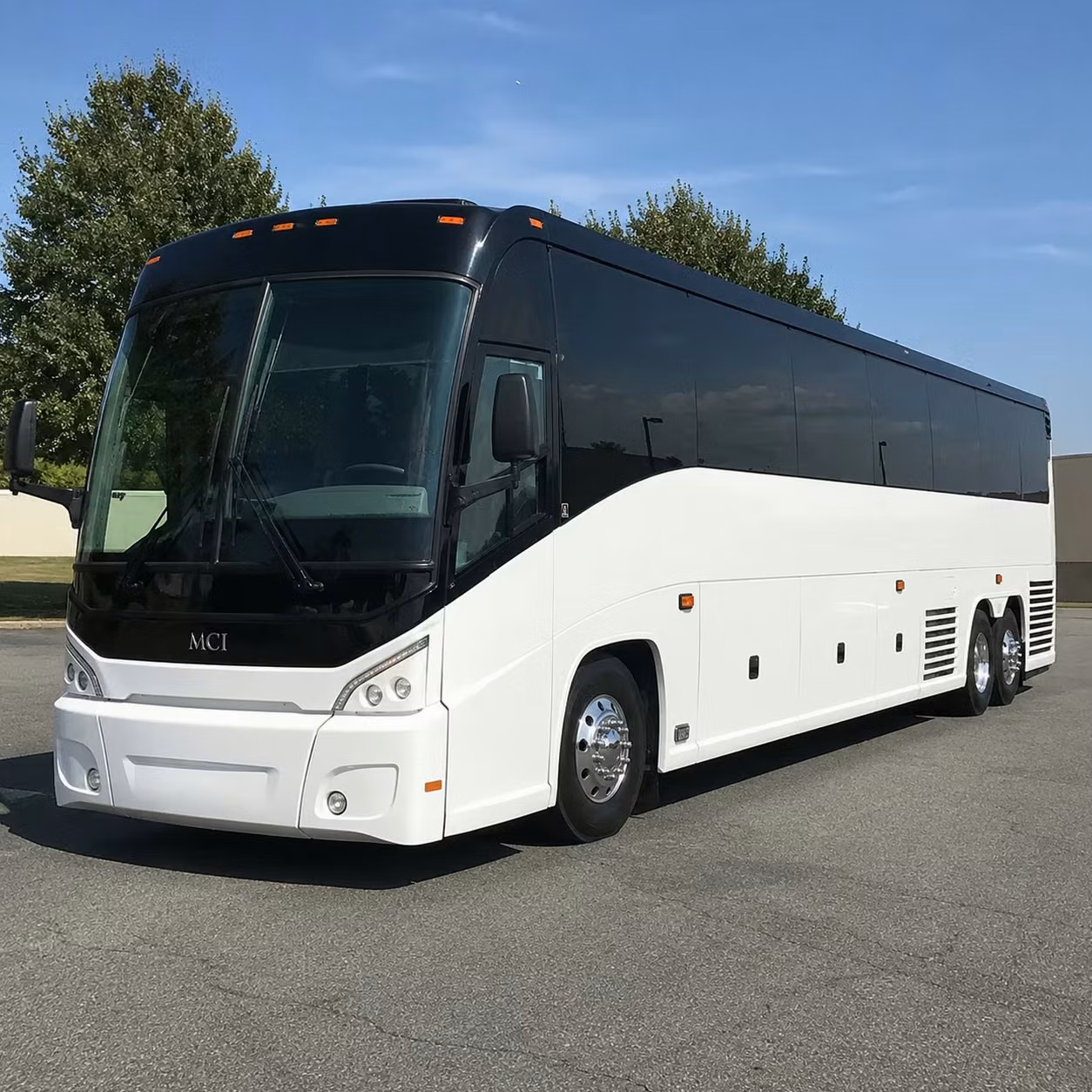 concord 56 passenger charter bus rental