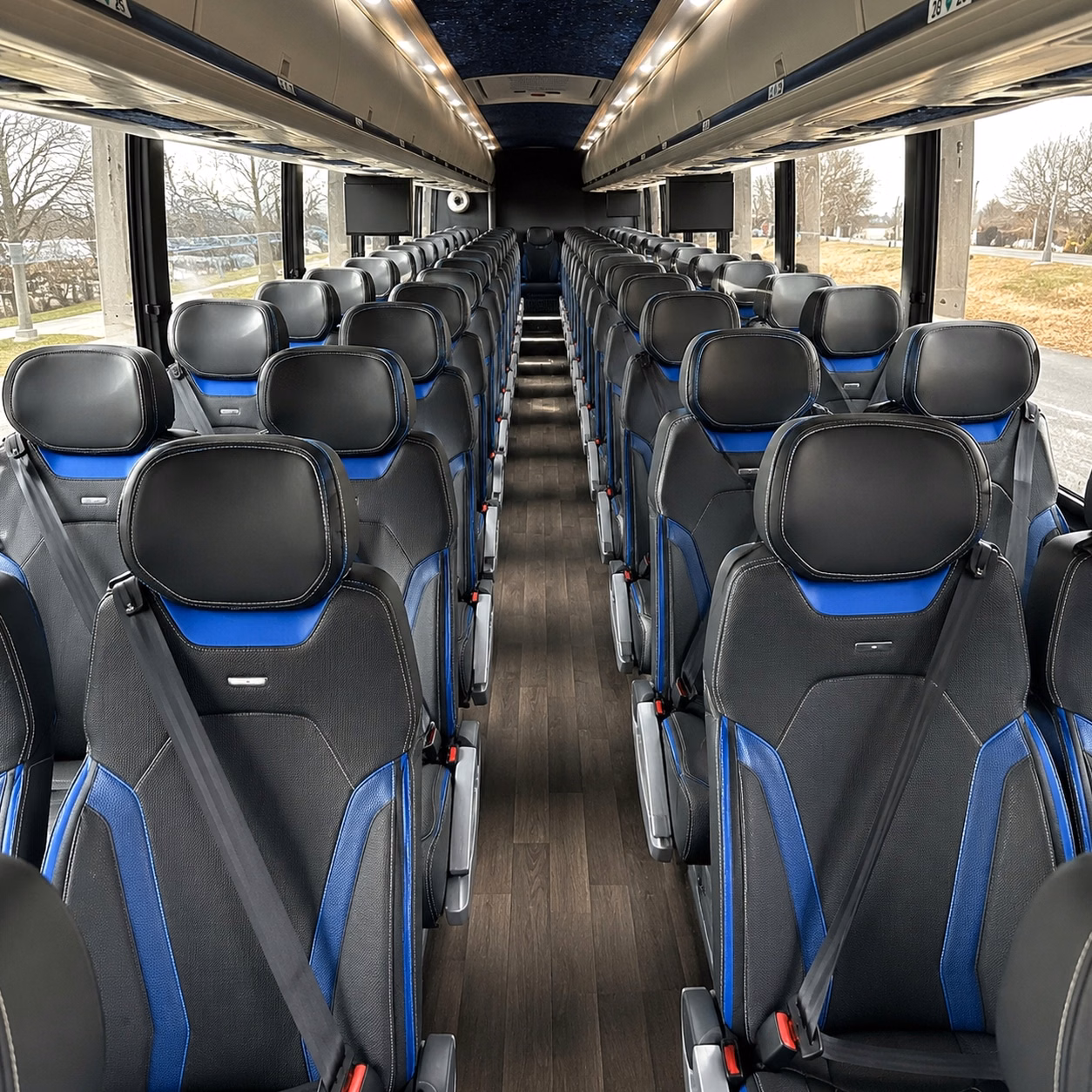 long distance charter bus rentals for concord government and military groups